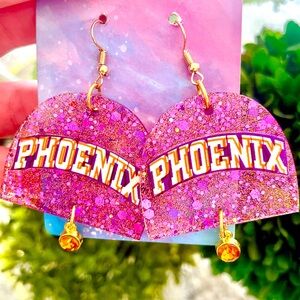 Phoenix Acrylic Dangle Earrings